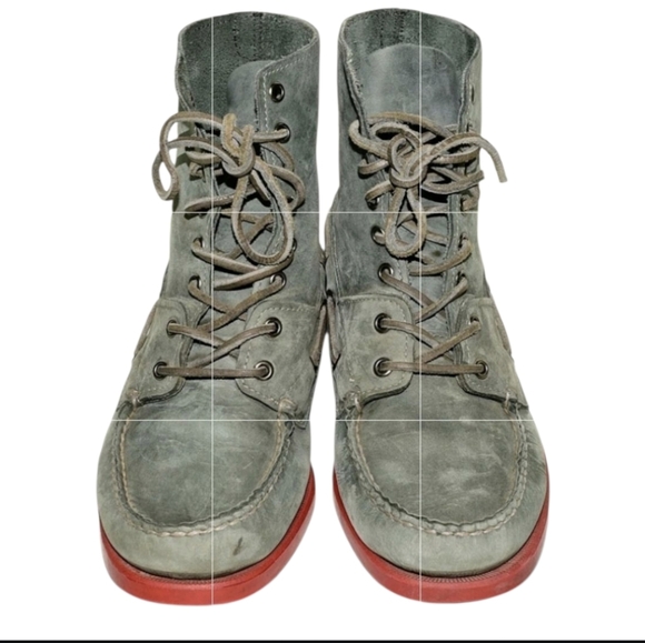 Ronnie Fieg + Sebago = Nexus Project Leather Vintage Lace-Up Boots Size 7.5 - Picture 1 of 7